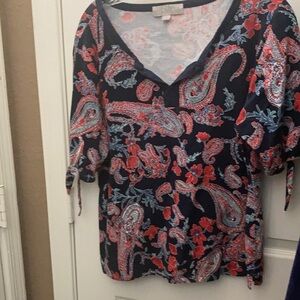 FINAL MARKDOWN Carolyn Taylor paisley top (L)